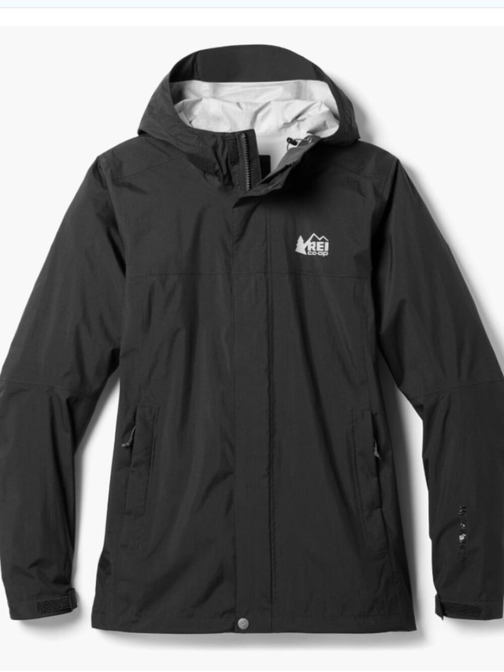 REI Rainier Rain Jacket Women's (Black)